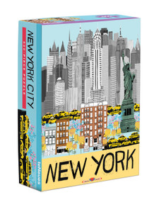 teNeues - Puzzle: New York City Illustration, 500 Piece Puzzle, Full Color Artwork, Compact Box, 14 x 19 in (500-Piece Puzzle in a compact 2-piece box), 9781623258863