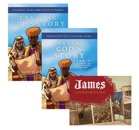 Telling God's Story Year 4 Bundle (Includes Instructor Text, Student Guide, and James, a Letter to the Scattered Graphic Novel) by Earnest Graham, Rachel Marie Stone, 9781952469244