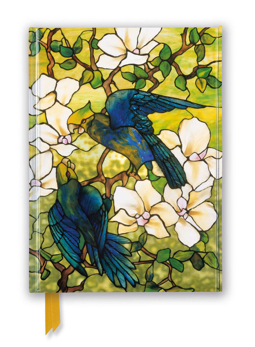 Louis Comfort Tiffany: Hibiscus and Parrots (Foiled Journal) by Flame Tree Studio, 9781839648526