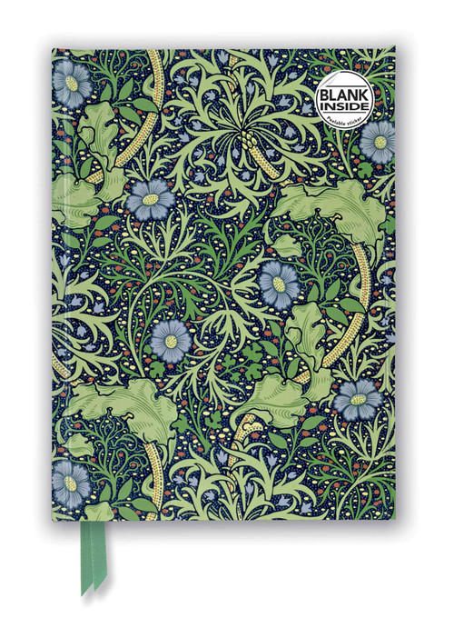 William Morris: Seaweed (Foiled Blank Journal) by Flame Tree Studio, 9781839648595