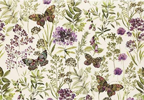 NOTE CARD AMETHYST BUTTERFLIES by , 9781441339041