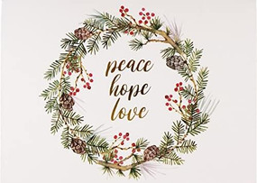 Festive Wreath Deluxe Boxed Holiday Cards, 9781441339225