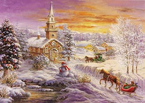 The Village Church Deluxe Boxed Holiday Cards, 9781441339171