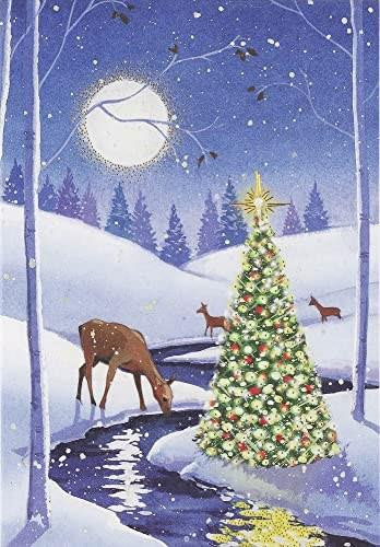 Tranquil Stream Small Boxed Holiday Cards, 9781441339263