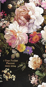 2023-24 Midnight Floral 2-Year Pocket Planner, 9781441338518