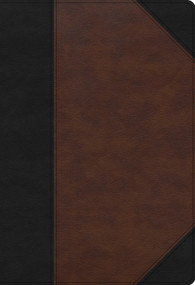 KJV Super Giant Print Reference Bible, Black/Brown LeatherTouch , Indexed by Holman Bible Publishers, 9781087743073