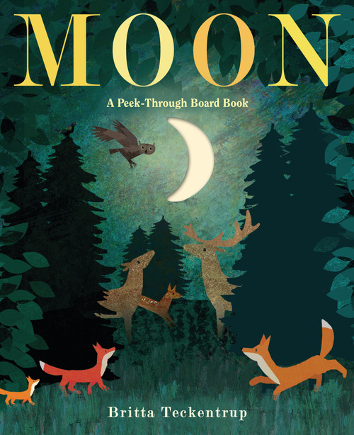 Moon: A Peek-Through Board Book by Britta Teckentrup, 9780593372395
