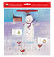 Snowman and Robin advent calendar (with stickers) by Flame Tree Studio, 9781783615711