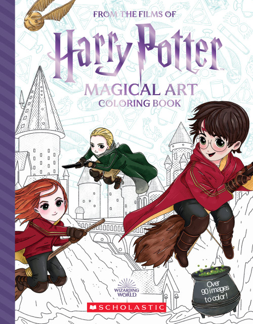 Magical Art Coloring Book (Harry Potter) by Violet Tobacco, Cala Spinner, 9781338800005