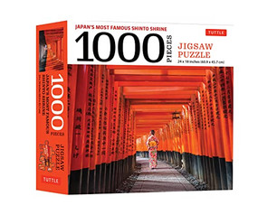 Japan's Most Famous Shinto Shrine - 1000 Piece Jigsaw Puzzle (Fushimi Inari Shrine in Kyoto: Finished Size 24 x 18 inches (61 x 46 cm)) by Tuttle Studio, 9780804854672