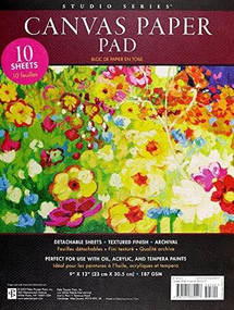 STUDIO SERIES CANVAS PAPER PAD by , 9781441335517