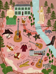 Music City Blank Journal ((A Nashville Inspired Work of Art)) by Anne Bentley, 9780999160220