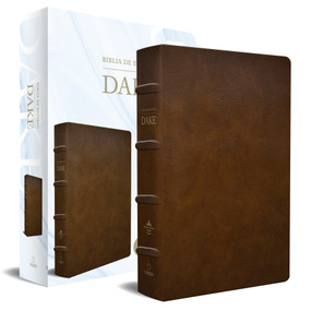 RVR 1960 Biblia de estudio Dake, tamaño grande, piel marrón / Spanish RVR 1960 Dake Study Bible, Large Size, Brown Leather by Reina Valera Revisada 1960, Finis J. Dake, 9781644733660