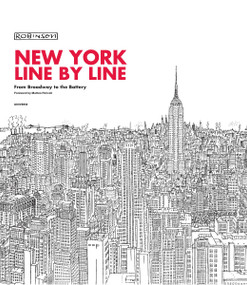 New York, Line by Line (From Broadway to the Battery) by Robinson, Matteo Pericoli, 9780789318367
