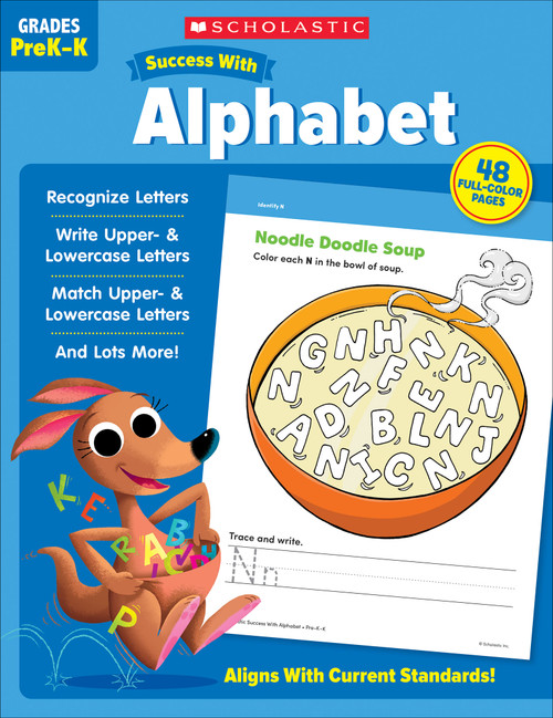 Scholastic Success with Alphabet Workbook by Scholastic Teaching Resources, 9781338798326