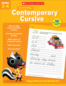 Scholastic Success with Contemporary Cursive Grades 2-4 Workbook by Scholastic Teaching Resources, 9781338798333