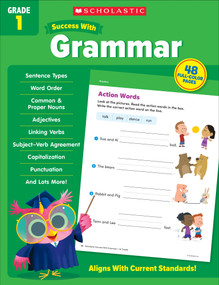 Scholastic Success with Grammar Grade 1 Workbook by Scholastic Teaching Resources, 9781338798371