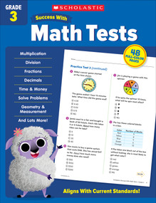 Scholastic Success with Math Tests Grade 3 Workbook by Scholastic Teaching Resources, 9781338798449
