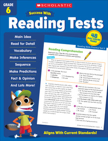 Scholastic Success with Reading Tests Grade 6 Workbook by Scholastic Teaching Resources, 9781338798678