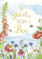 It Starts with a Bee (Watch a tiny bee bring the world to bloom) by Jennie Webber, QED, 9780711270350