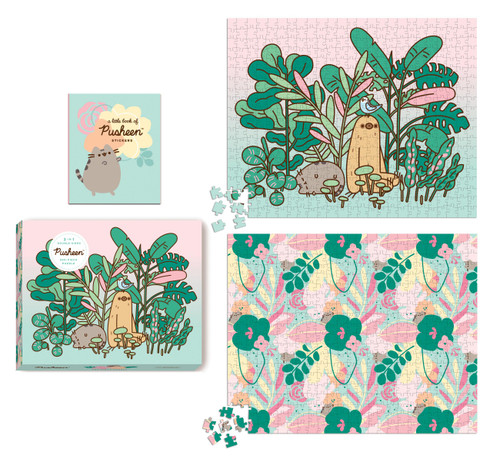Pusheen 2-in-1 Double-Sided 500-Piece Puzzle by Claire Belton, 9780762479917