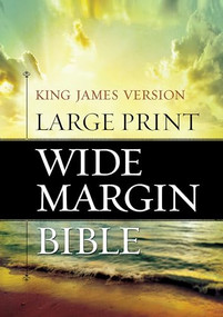 KJV Large Print Wide Margin Bible (Hardcover, Red Letter) - 9781619700895 by Hendrickson Publishers, 9781619700895
