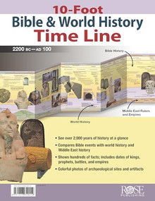 10-Foot Bible & World History Time Line by Rose Publishing, 9781628629019