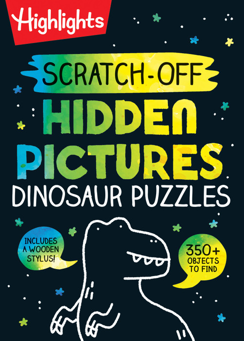 Scratch-Off Hidden Pictures Dinosaur Puzzles by Highlights, 9781644726747
