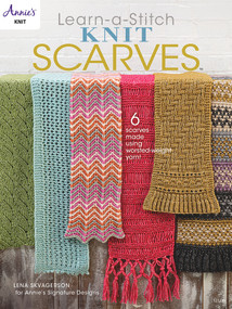 Learn a Stitch Knit Scarves by Lena Skvagerson, 9781640255098