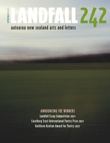 Landfall 242 (Spring 2021) by Lynley Edmeades, 9781990048111