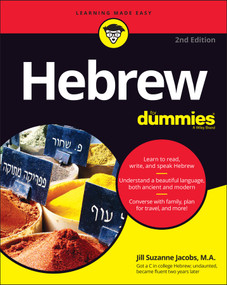 Hebrew For Dummies by Jill Suzanne Jacobs, 9781119862024