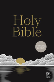 NLT Holy Bible, Black Hardback, Gold and Silver Foiled Sunset Illustration, British Text, NLT New Living Translation, Hardback, Standard size by SPCK, 9780281079537