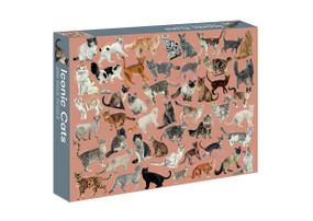 Iconic Cats (1,000-Piece Jigsaw Puzzle) by Marta Zafra, 9781922417749