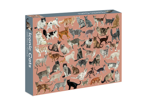 Iconic Cats (1,000-Piece Jigsaw Puzzle) by Marta Zafra, 9781922417749