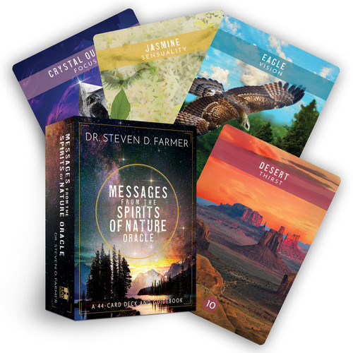 Messages from the Spirits of Nature Oracle (A 44-Card Deck and Guidebook) by Steven D. Farmer, PhD, Scott Breidenthal, 9781401963910