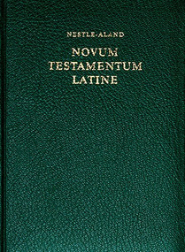 Novum Testamentum Latine (Nova Vulgata), with Critical Apparatus (Hardcover) by Kurt Aland, Barbara Aland, 9781619705036