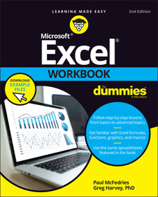 Excel Workbook For Dummies by Paul McFedries, Greg Harvey, 9781119832157