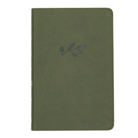 CSB Thinline Reference Bible, Olive LeatherTouch by CSB Bibles by Holman, 9781087767796