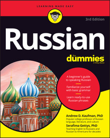 Russian For Dummies by Andrew D. Kaufman, Serafima Gettys, 9781119868606