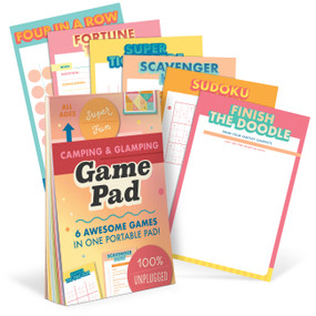 Camping & Glamping On-The-Go Game Pad, Glamping & Outdoor Activity Book for Kids - 9781683493471 by Knock Knock, 9781683493471