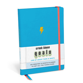 Crush Those Goals Undated Planner and Weekly Agenda Notebook by Knock Knock, 9781683493242