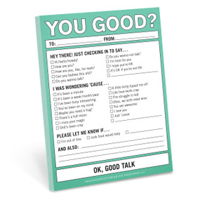 You Good? Nifty Note by Knock Knock, 9781683493587