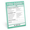 You Good? Nifty Note by Knock Knock, 9781683493587