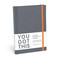 You Got This Journal - A 6-Month Productivity Tracker Dot-Grid Journal by Knock Knock, 9781683491965