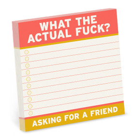 Actual F*ck Large Sticky Notes (4 x 4-inches) by Knock Knock, 9781683493143