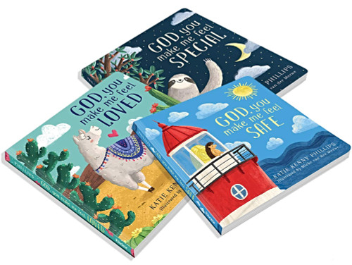 God You Make Me Feel Children's Book Set by Katie Kenny Phillips, Mieke Van Der Merwe, 9780578769608