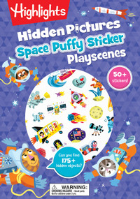 Space Hidden Pictures Puffy Sticker Playscenes by Highlights, 9781644726778