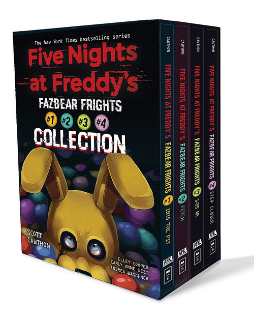Fazbear Frights Four Book Box Set: An AFK Book Series by Scott Cawthon, Elley Cooper, Carly Anne West, Andrea Waggener, Kelly Parra, 9781338715804