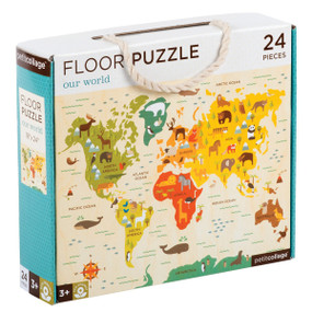Floor Puz Our World by Petit Collage, 0030955767857