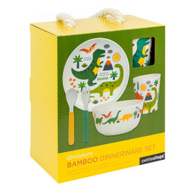 Bamboo Baby Dinner Set Dinosaur, 0736313543711